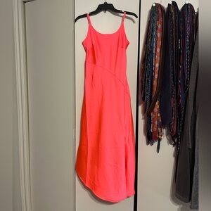 A New Day Silk Slip Dress asymmetrical high low straps Target